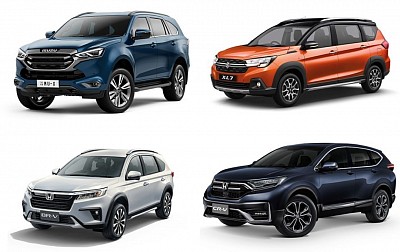 บริการรถยนต์ส่วนตัวขนาด7ที่นั่ง